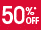 50% off