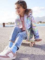 Lightweight Jacket with Shiny Iridescent Effect, for Girls