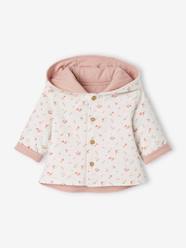 Baby-Jumpers, Cardigans & Sweaters-Reversible Hooded Jacket for Babies