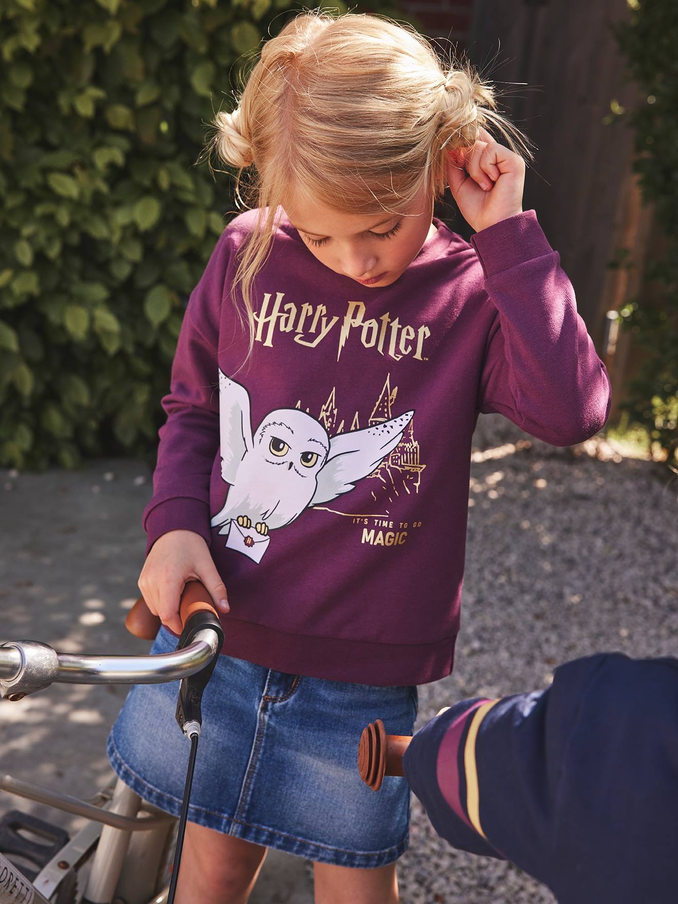 Harry Potter(r) Sweatshirt for Girls purple dark solid with design