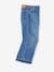 Wide-Leg Jeans, Frayed Hems, for Girls bleached denim+denim blue+denim grey+sky blue+stone 