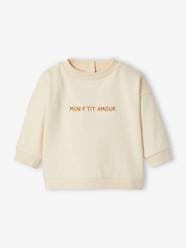 Baby-Jumpers, Cardigans & Sweaters-Sweatshirt with Message for Babies