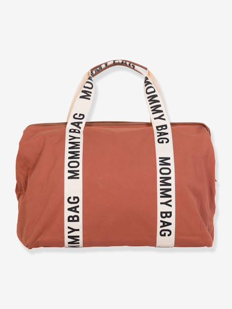 Changing bag, Mommy Bag by CHILDHOME ecru+green+terracotta 