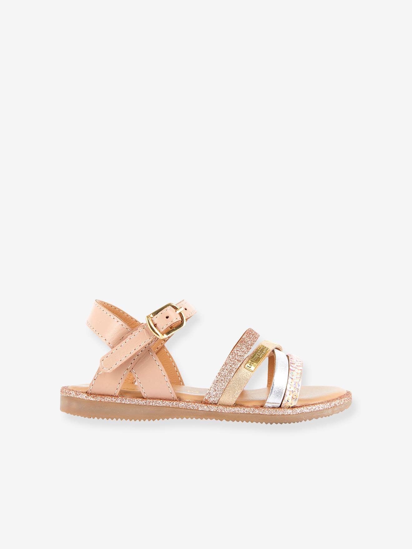 Leather Sandals for Kids, Inaya by LES TROPEZIENNES® PAR M