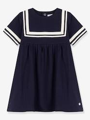Baby-Short Sleeve Dress in Organic Cotton, by PETIT BATEAU