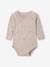 Pack of 2 Long-Sleeved Bodysuits for Newborn Babies cappuccino+golden yellow+grey blue 