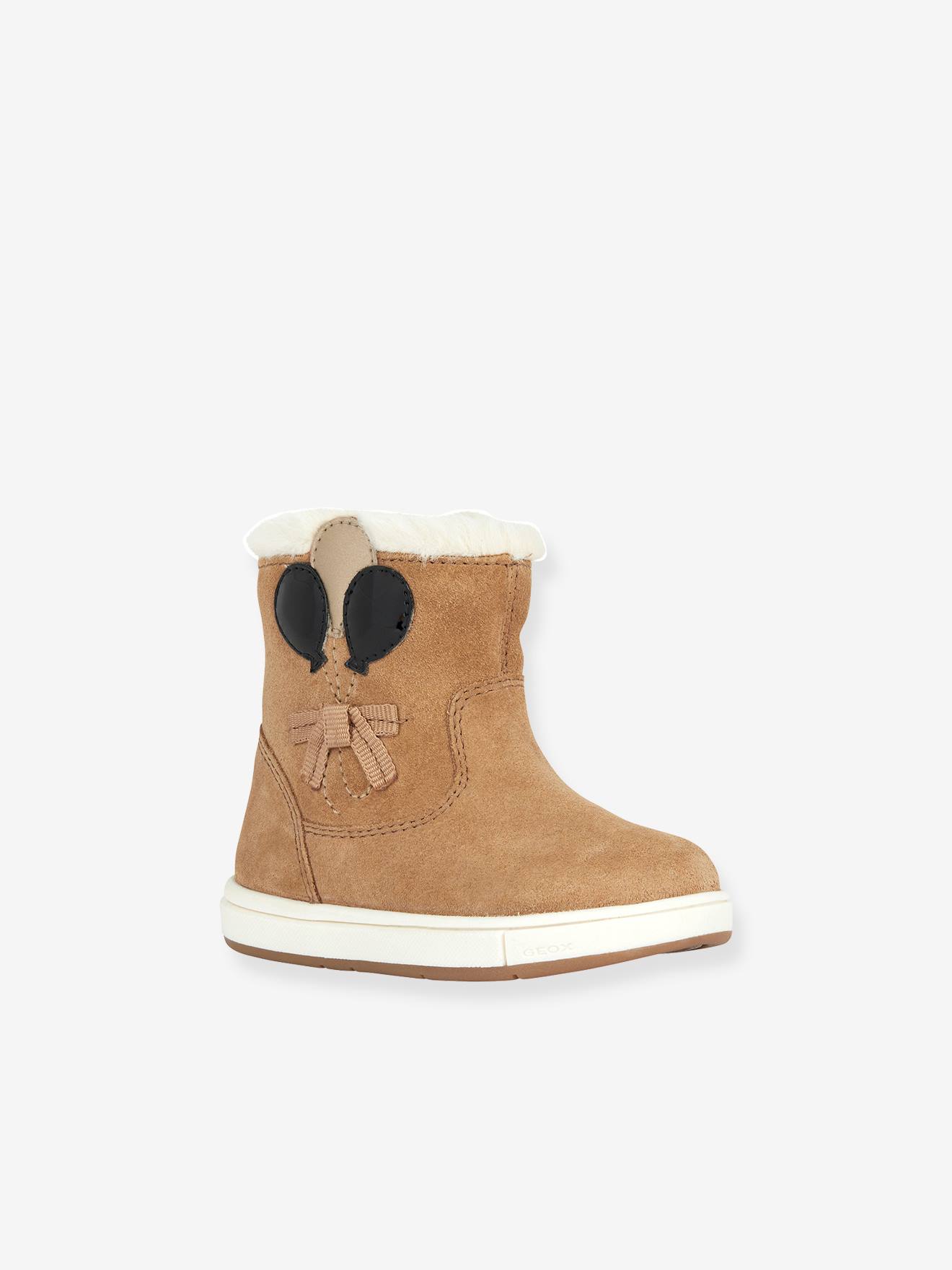 Furry Boots for Babies, B Trottola Girl by GEOX(r) camel
