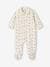 Pack of 2 Sleepsuits in Velour for Newborn Babies cappuccino+golden yellow+grey blue 