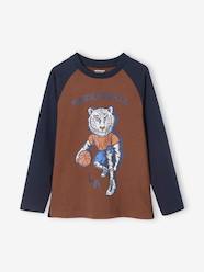 Boys-Sportswear-Sports Top with Basketball Player Tiger for Boys