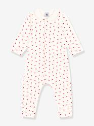 Baby-Small Hearts Jumpsuit for Babies, PETIT BATEAU