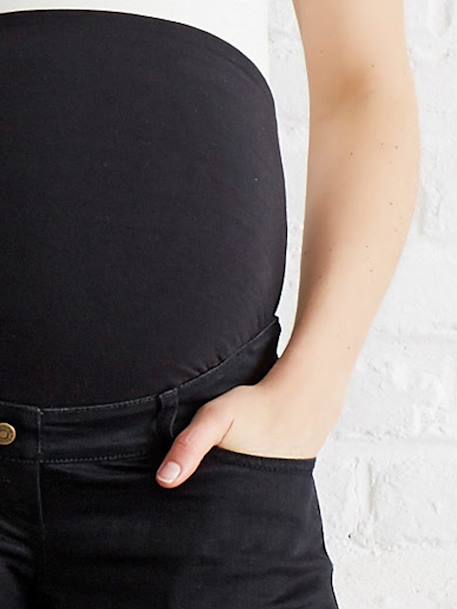 Maternity Slim Strech Jeans - Inside Leg 33' Black 