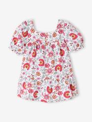 Floral Dress with Ruffles for Babies