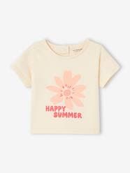 Baby-Short Sleeve T-Shirt, "Happy Summer", for Babies