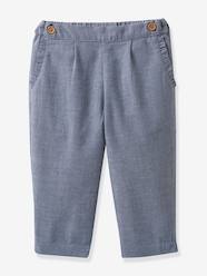 Baby-Trousers in Chambray for Babies, by CYRILLUS