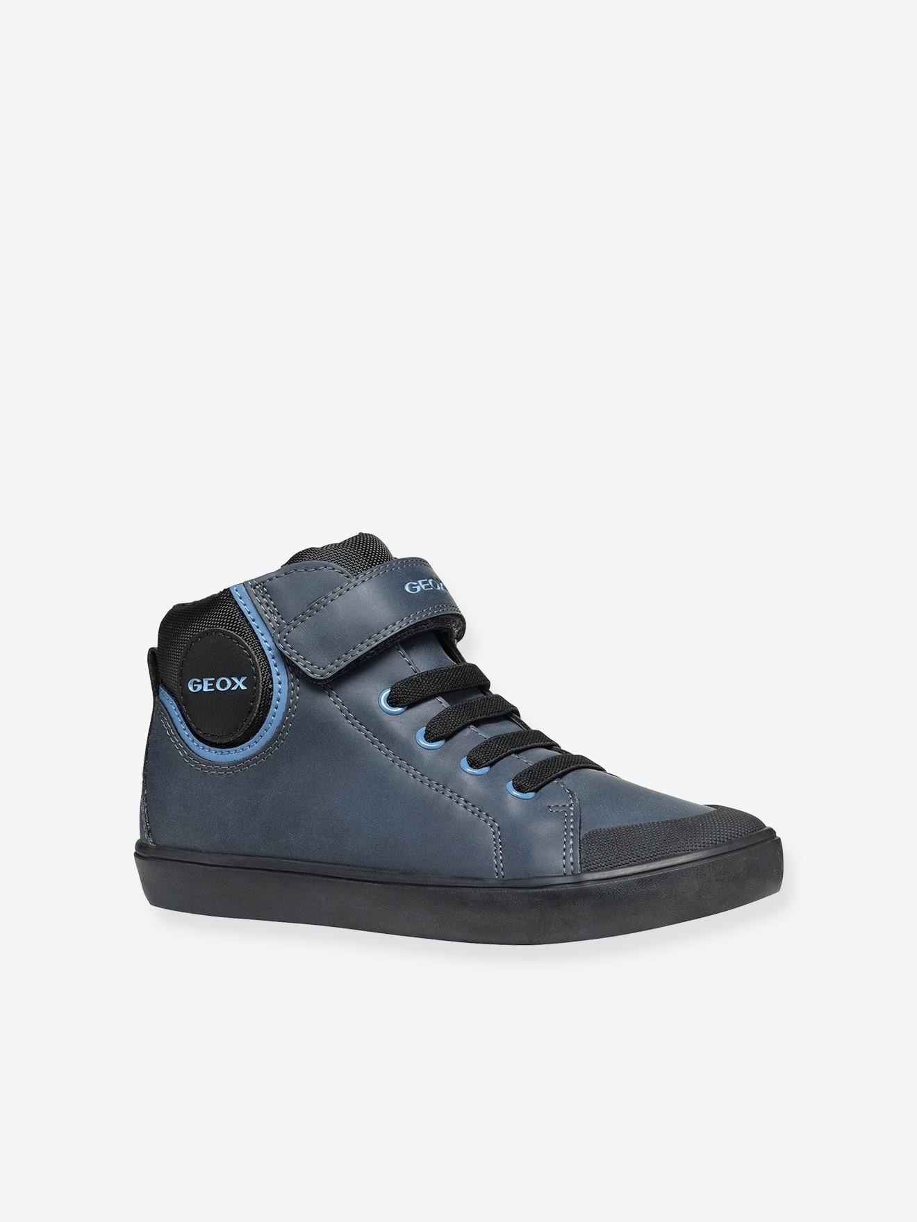 High-top velcro J Gisli Boy GEOX® sneakers navy blue