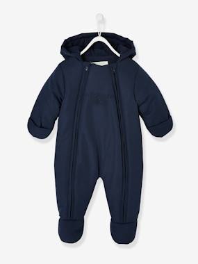 Click to view product details and reviews for Pramsuit With Double Opening For Babies Dark Blue.