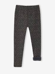 -Leggings Lined in Polar Fleece for Girls