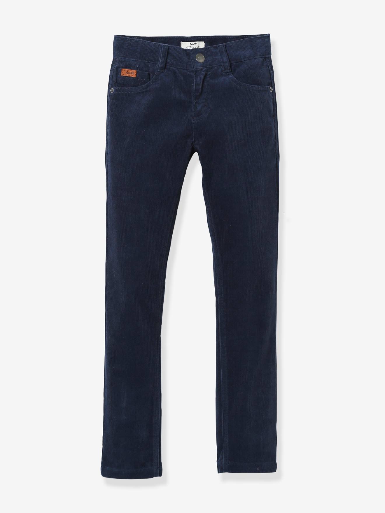 Velour Slim Fit Trousers for Boys
