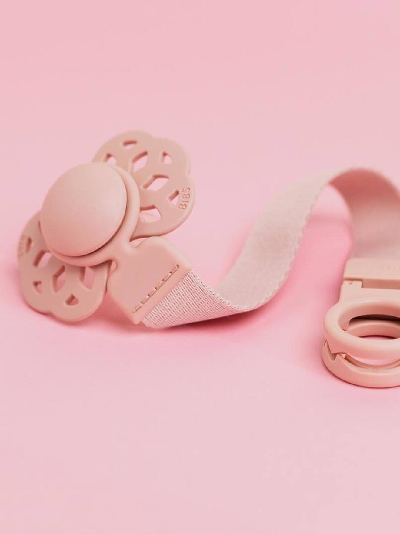 Soother clip Loop rose