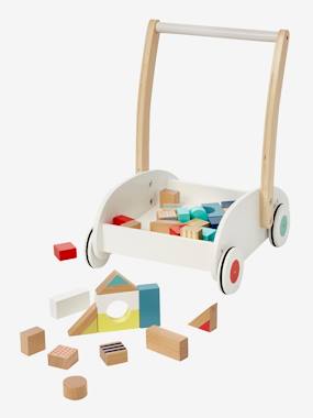 Walker with Construction Blocks - Wood FSC Certified