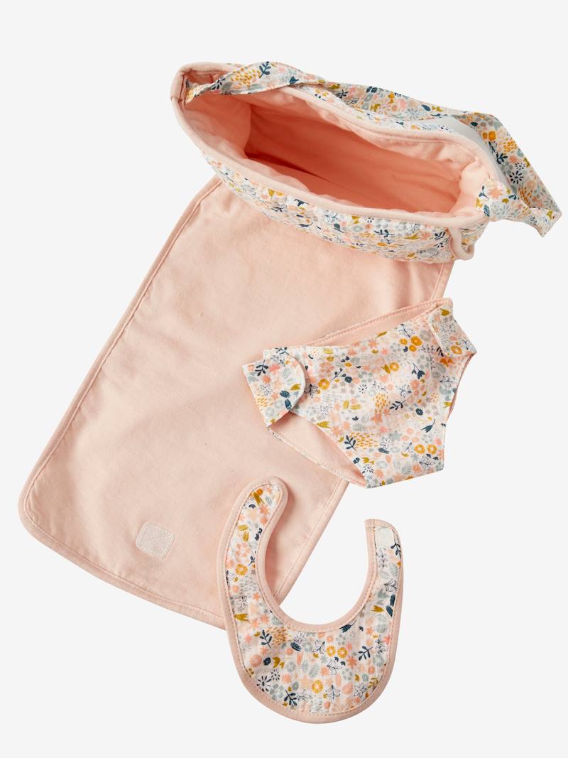 Premium Doll Changing Bag + Nappy + Bib multi, Toys Vertbaudet
