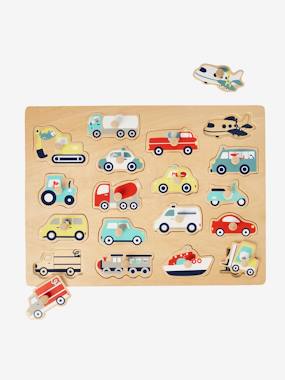 Puzzle with Vehicles - Wood FSC Certified wood multi