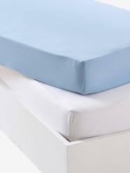 Baby Pack of 2 Fitted Sheets in Stretch Jersey Knit