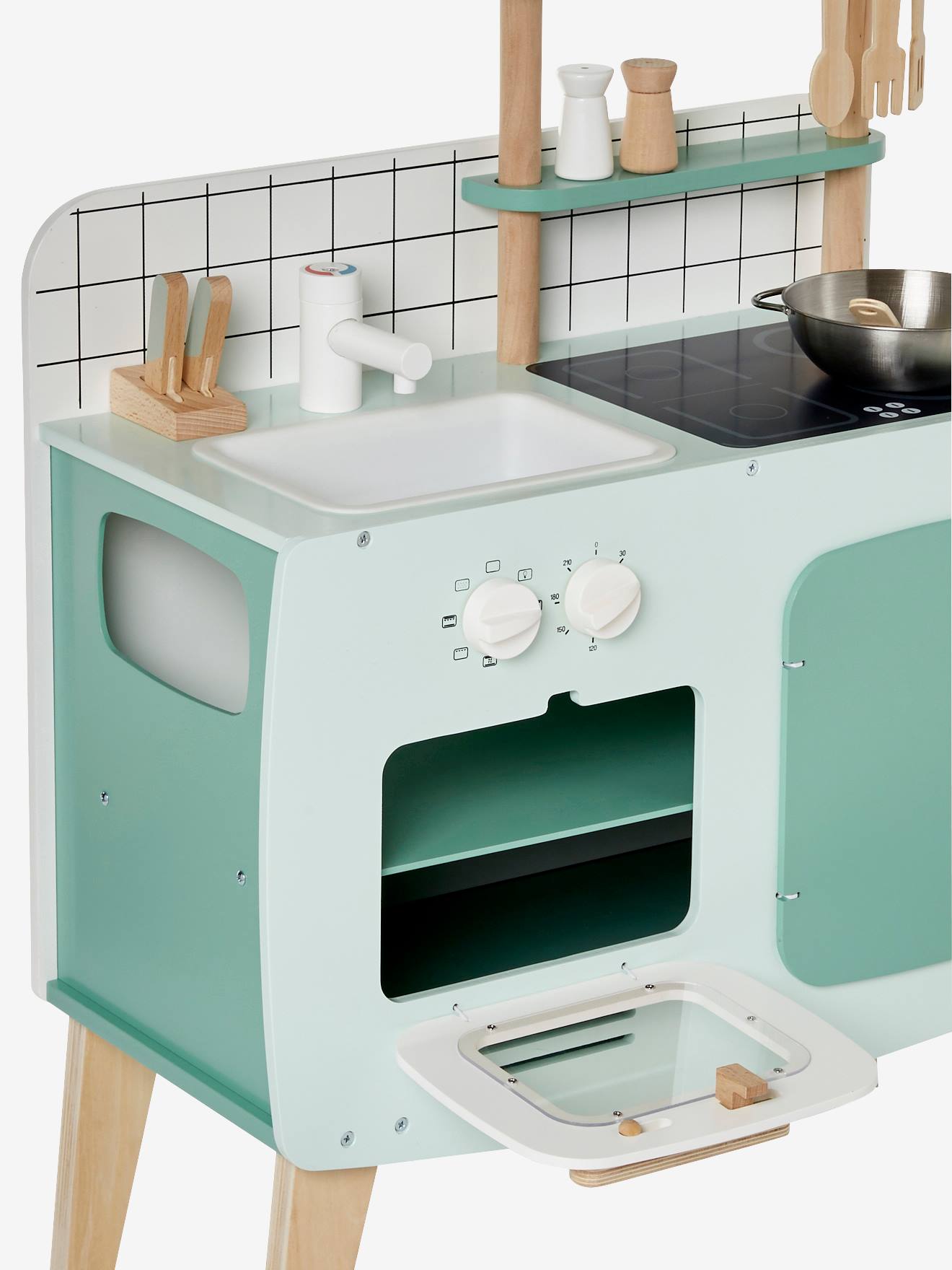 vertbaudet wooden kitchen