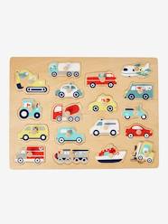 Toys-Baby & Pre-School Toys-Early Learning & Sensory Toys-Puzzle with Vehicles - Wood FSC® Certified