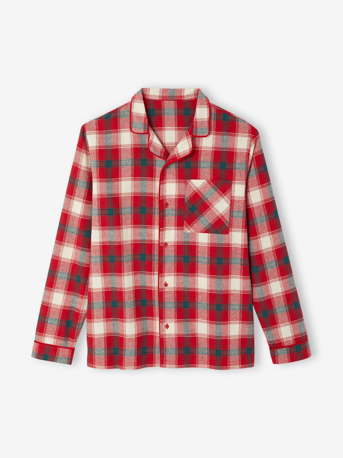 Men's Christmas capsule flannel pyjamas chequered