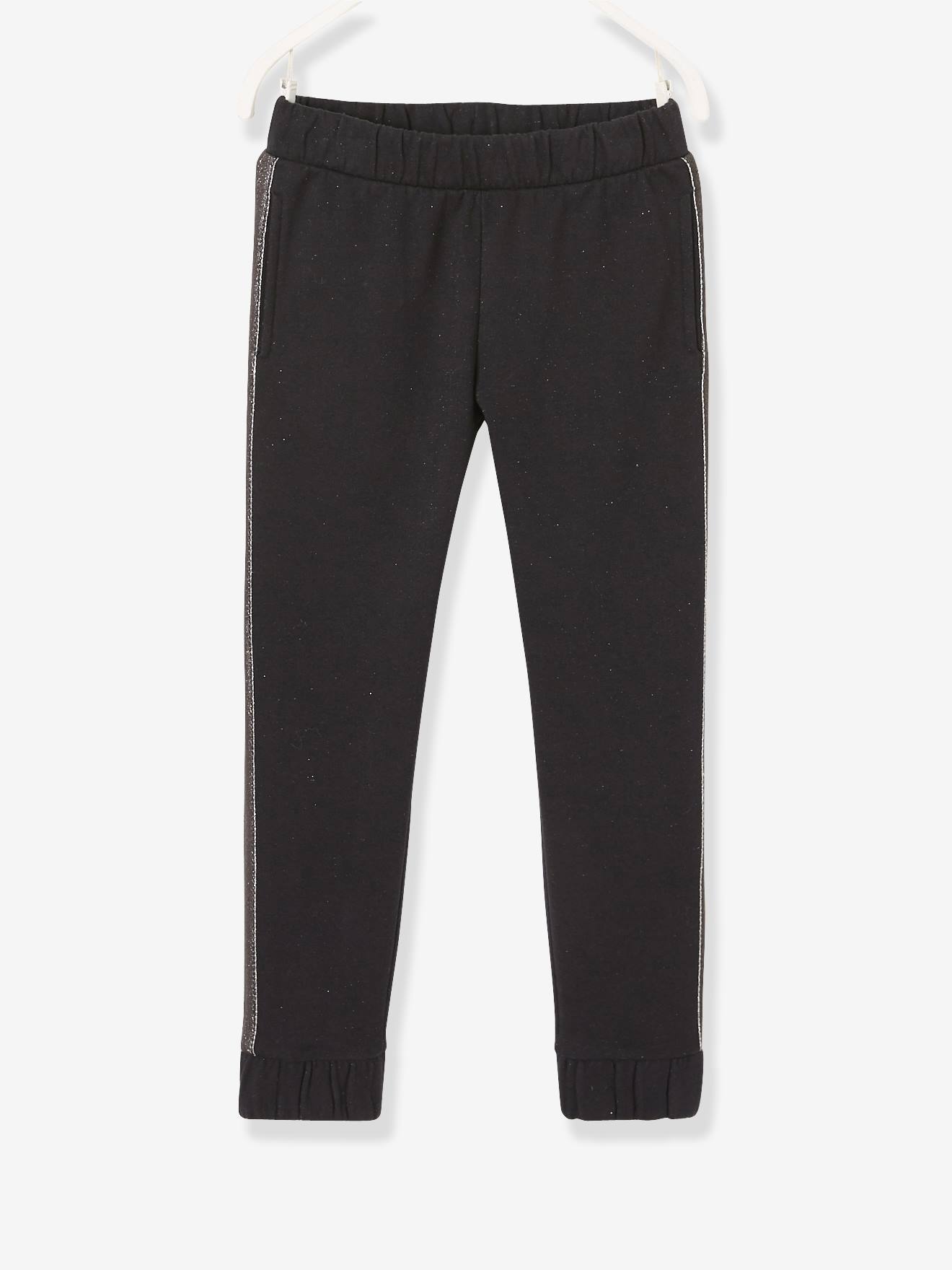 girls black joggers