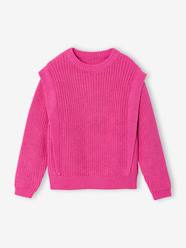 Jumper with Frill Detail On the Shoulders, for Girls
