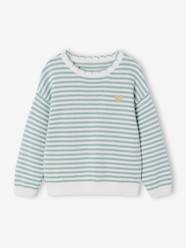 -Striped jumper for girls