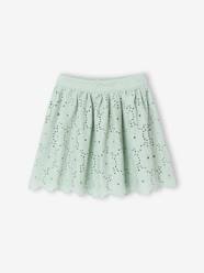 -Girl's English embroidery skirt
