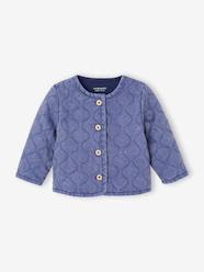 Customisable denim jacket for baby girls