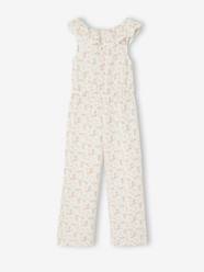 Girls-Dungarees & Playsuits-Floral Jumpsuit for Girls
