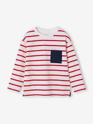 Boys-Tops- Striped Long Sleeve T-Shirt for Boys