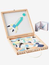 Toys-Educational Games-Shapes & Colours-Box with Magnetic Geometrical Shapes - FSC® Certified Wood