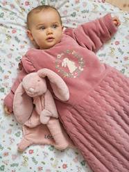 -Baby sleeping bag with detachable long sleeves, ENCHANTED RABBIT