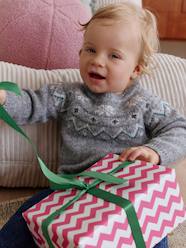 -Baby Christmas jacquard jumper from the family capsule collection