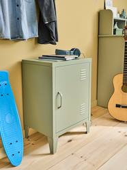 Bedroom Furniture & Storage-Furniture-Bedside Tables-Bedside table with 1 metal door