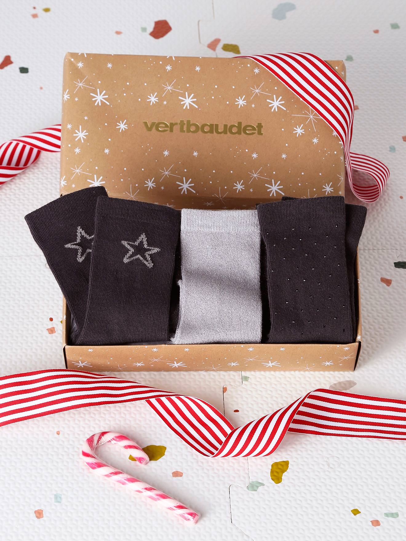 pairs of JONEN girls' socks anthracite