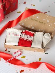 Set of 3 Pairs of Christmas Socks for Girls