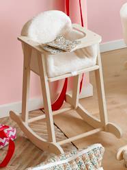 Toys-Dolls & Soft Dolls-Soft Dolls & Accessories-Rocking High Chair in FSC® Wood for Dolls