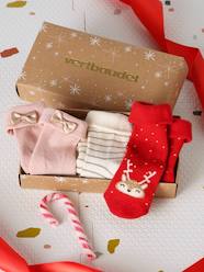 -Pack of 3 Pairs of Christmas Socks for Babies