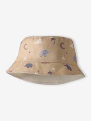 Baby-Reversible cotton bucket hat for baby boys