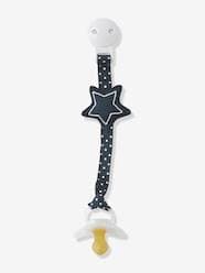 Nursery-Mealtime-Soothers & Teething Ring-Dummy Clip, Star Theme