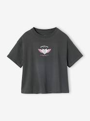 -Short-sleeved printed T-shirt for girls 