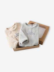Baby-Pyjamas-Set of 2 boys' velvet pyjamas