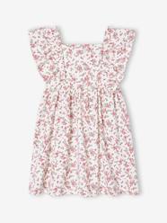Girls-Girl's butterfly sleeve dress